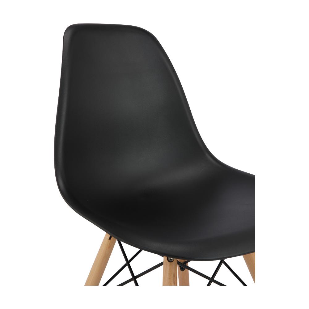 เก้าอี้ทานอาหาร รุ่นคานเทล -  สีดำ/ธรรมชาติ
