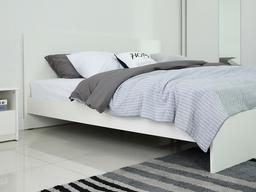 เตียงนอน รุ่นวิวิด ขนาด 6 ฟุต - สีขาว