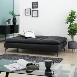 โซฟา PVC ปรับนอน รุ่นเฮนดริก - สีดำ