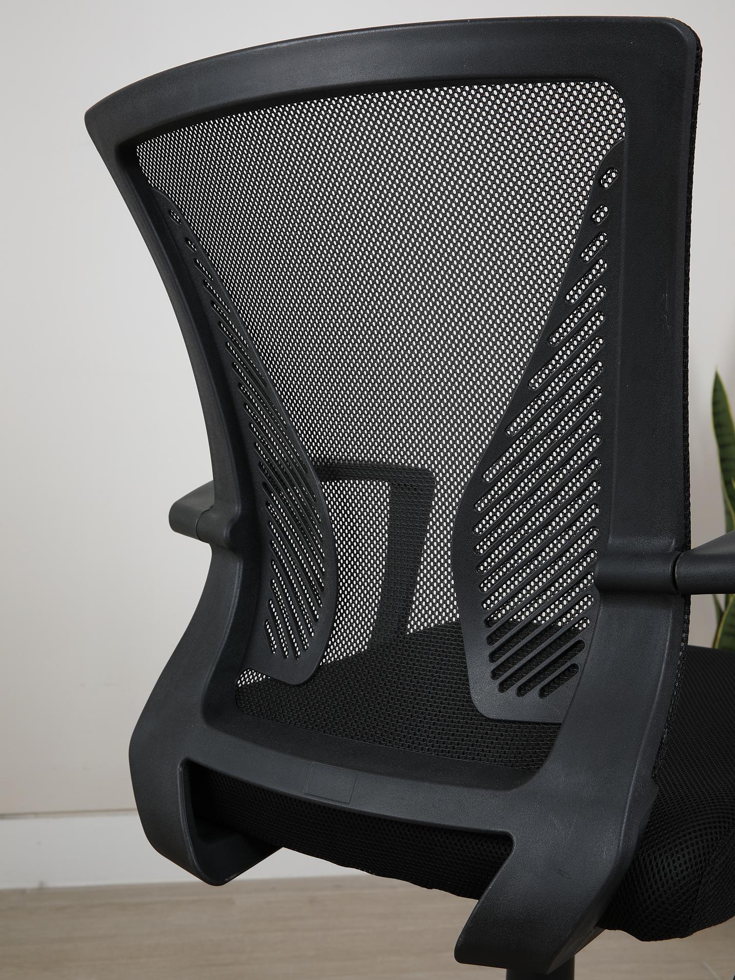 เก้าอี้สำนักงาน รุ่นเด็กซ์เตอร์ - สีดำ - เก้าอี้ออฟฟิศ เก้าอี้โต๊ะทำงาน พนักพิงผ้าตาข่าย