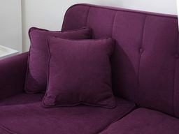 โซฟาแบบตัวแอล โซฟาผ้า รุ่นดาฟเน่ สีม่วง - Furinbox