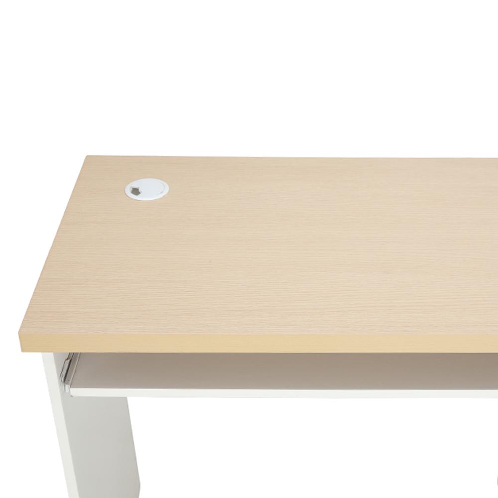 โต๊ะทำงาน รุ่นมินิโอ - สีไวท์ โอ๊ค - โต๊ะทำงาน รุ่นมินิโอ ท็อปโต๊ะเป็นเมลามีน