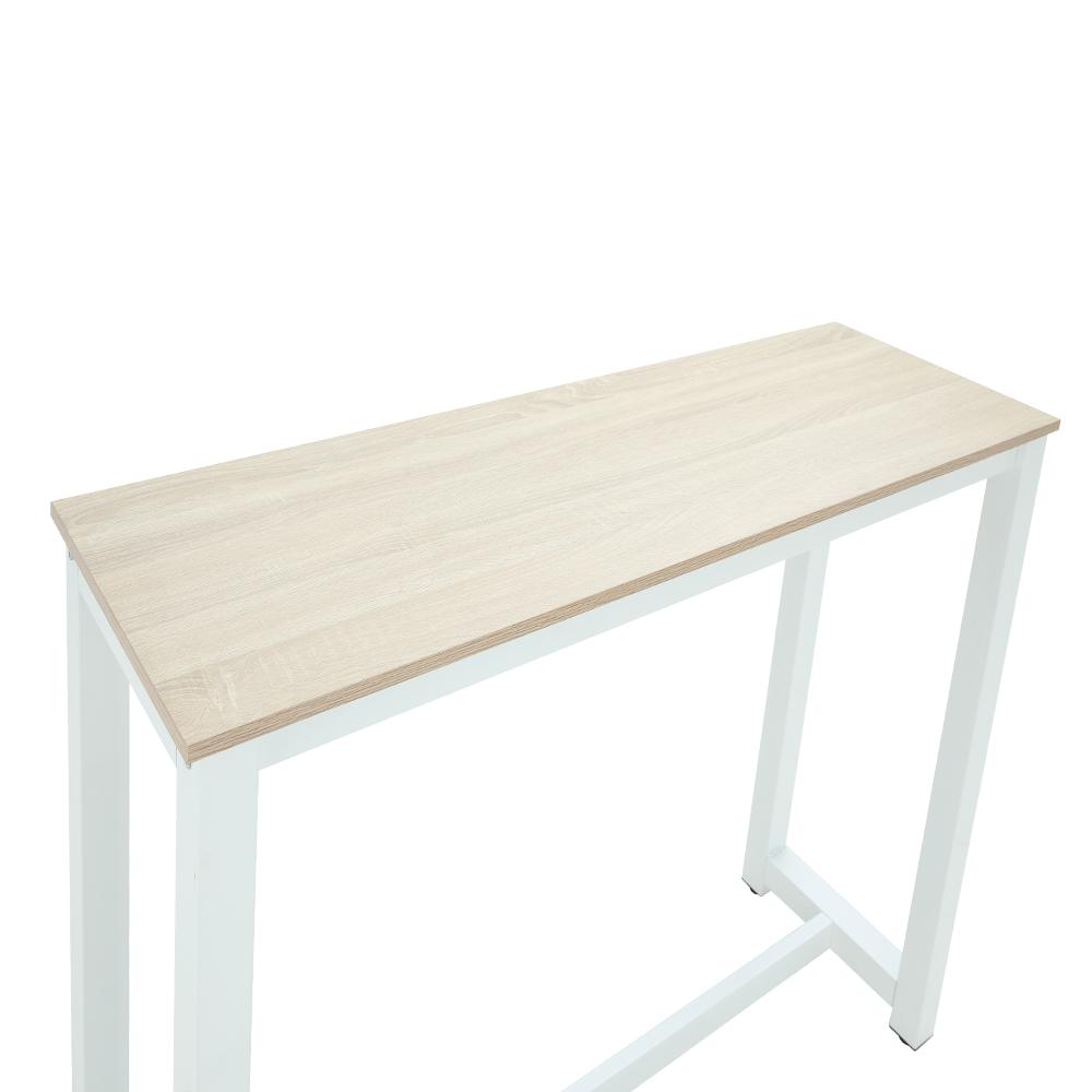 ชุดโต๊ะบาร์ 2 ที่นั่ง รุ่นโจลีน - สีธรรมชาติ/ขาว