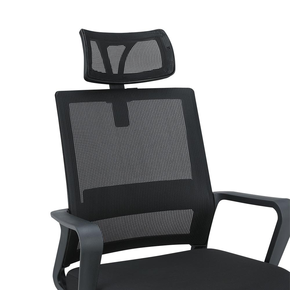 เก้าอี้สำนักงานพนักพิงสูง รุ่นไทรีส - สีดำ