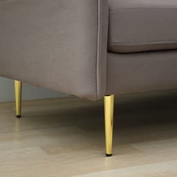 โซฟาผ้า 3 ที่นั่ง รุ่นเอมี่ - สีน้ำตาล