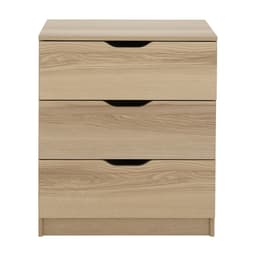 ตู้ 3 ลิ้นชัก รุ่นลูม่า - สีธรรมชาติ