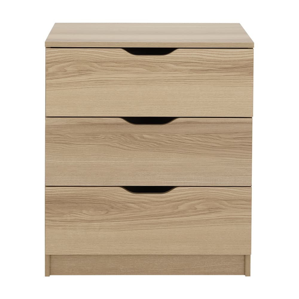 ตู้ 3 ลิ้นชัก รุ่นลูม่า - สีธรรมชาติ