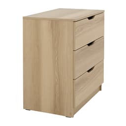 ตู้ 3 ลิ้นชัก รุ่นลูม่า - สีธรรมชาติ