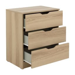 ตู้ 3 ลิ้นชัก รุ่นลูม่า - สีธรรมชาติ
