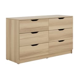 ตู้ 6 ลิ้นชัก รุ่นลูม่า - สีธรรมชาติ