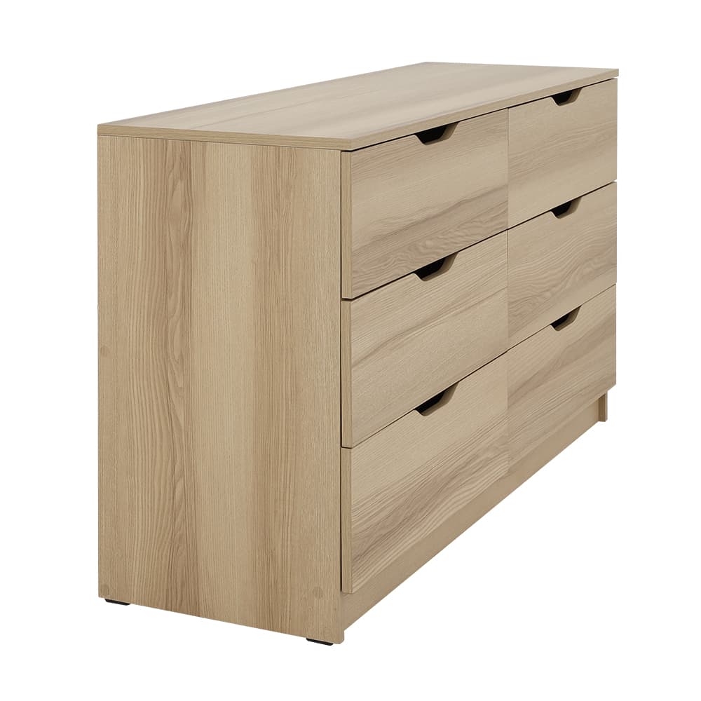 ตู้ 6 ลิ้นชัก รุ่นลูม่า - สีธรรมชาติ