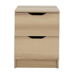 ตู้ข้างเตียง 2 ลิ้นชัก รุ่นลูม่า - สีธรรมชาติ