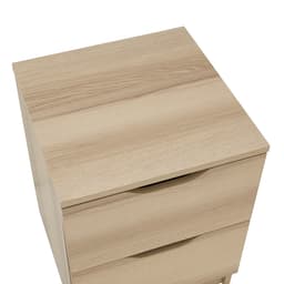 ตู้ข้างเตียง 2 ลิ้นชัก รุ่นลูม่า - สีธรรมชาติ
