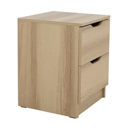 ตู้ข้างเตียง 2 ลิ้นชัก รุ่นลูม่า - สีธรรมชาติ