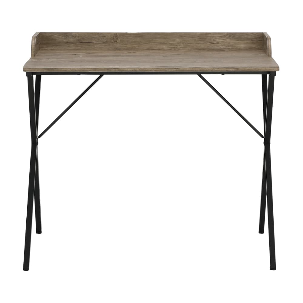 โต๊ะทำงาน ขนาด 90 ซม. และเก้าอี้สำนักงาน รุ่นสมาร์ท+ดาร์บี้ - สีธรรมชาติ/ดำ