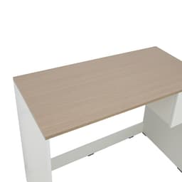 โต๊ะทำงาน 1 ลิ้นชัก ขนาด 100 ซม. และเก้าอี้สำนักงาน รุ่นมินิโอ+ดาร์บี้ - สีธรรมชาติ/ดำ