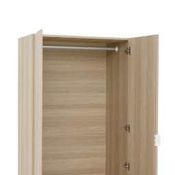 ตู้เสื้อผ้า 2 บาน รุ่นแชมป์ ขนาด 80 ซม. - สีไลท์วู้ด
