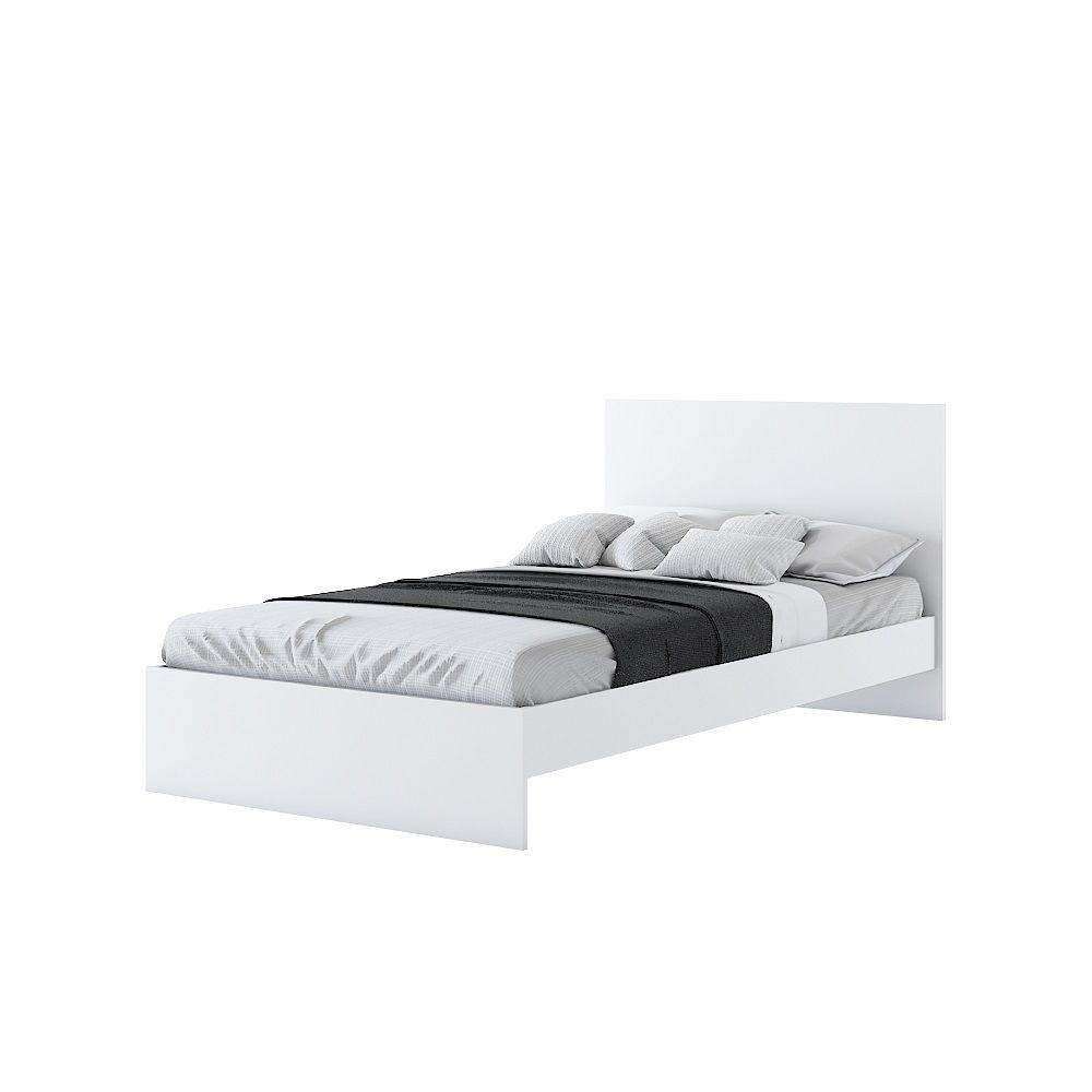เตียงนอน รุ่นวิวิด ขนาด 3.5 ฟุต - สีขาว