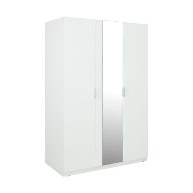 ตู้เสื้อผ้า 3 บานประตู รุ่นวิวิด - สีขาว