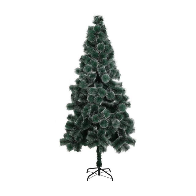 ต้นคริสต์มาสใบฟู รุ่นไพเนอร่า สูง 7 ฟุต - สีเขียว/ขาว