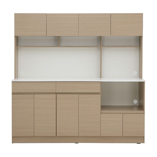 ชุดครัว รุ่นชอน ขนาด 180 ซม. - สีธรรมชาติ/ขาว