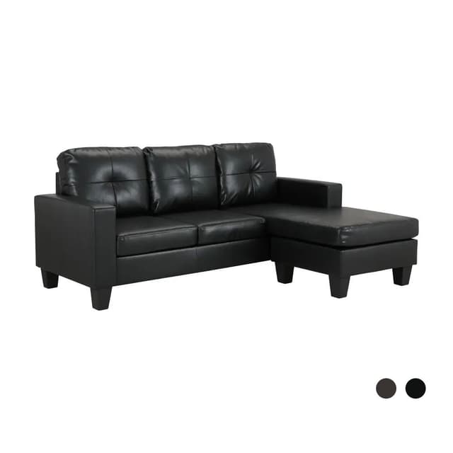 โซฟาหนังเทียม L-shape รุ่นอาร์เดน