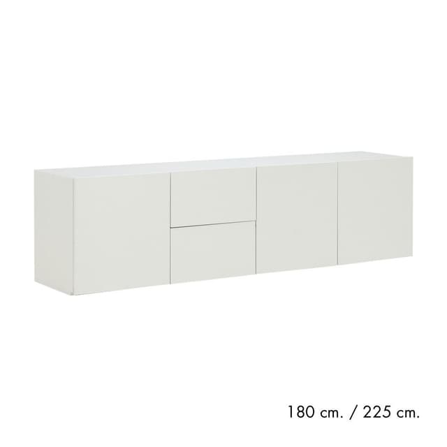 Homehuk ตู้วางทีวี รุ่นมูซ - สีขาว