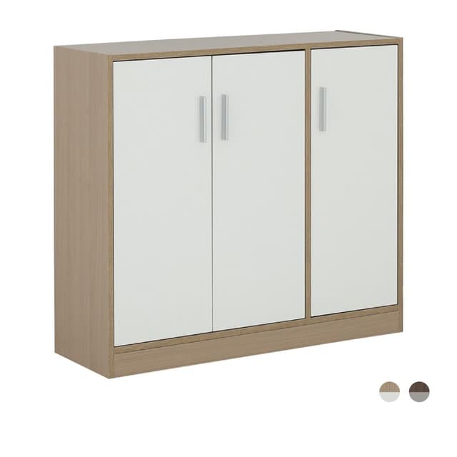 ตู้รองเท้า 3 บาน รุ่นมินิโอ ขนาด 90 ซม.