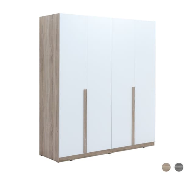 ตู้เสื้อผ้า 4 บาน รุ่นมินิโอ ขนาด 160 ซม.